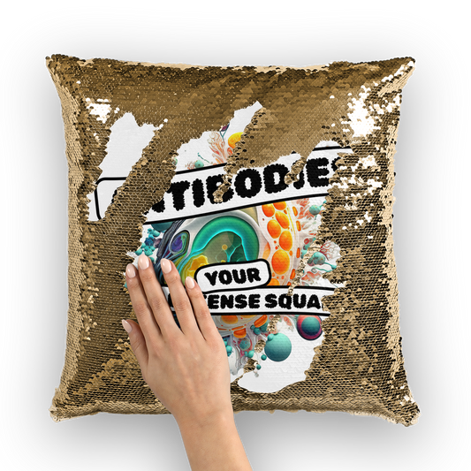Defender: Sequin Cushion Cover